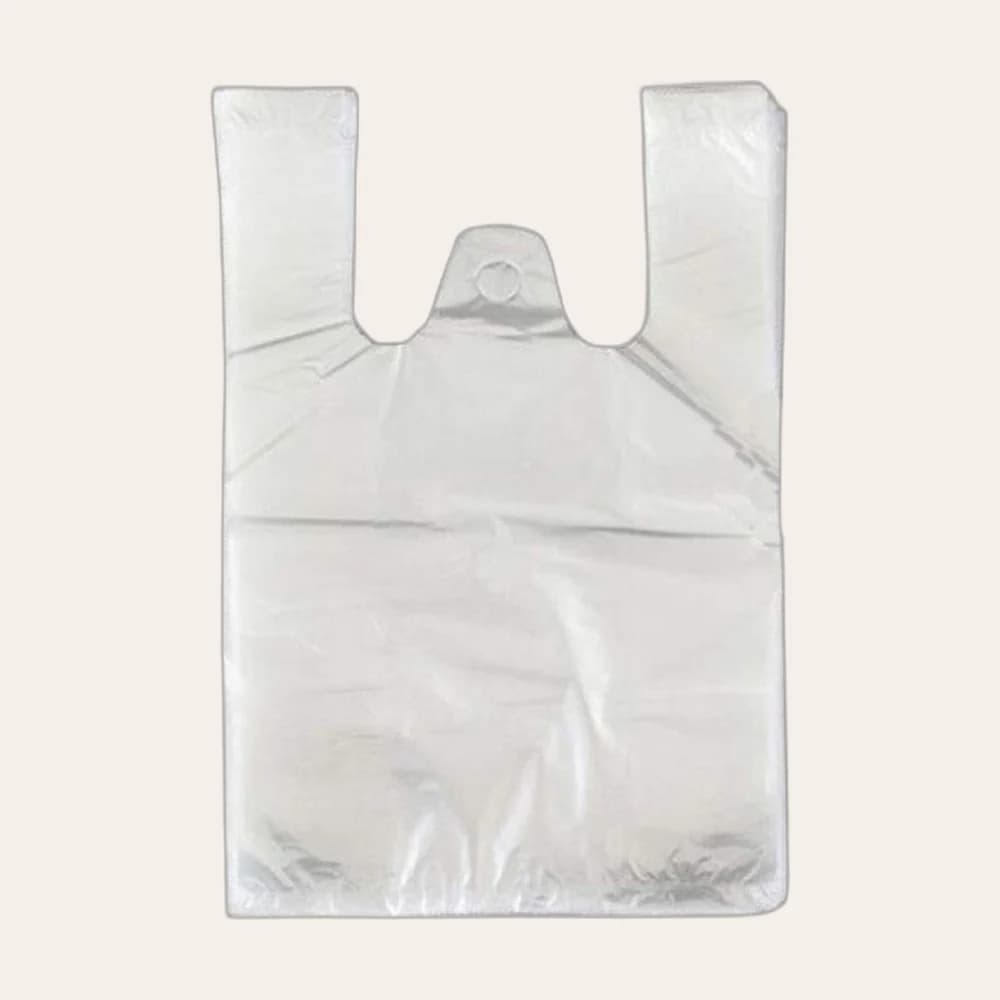 Clear Carrier Bag Small Pure