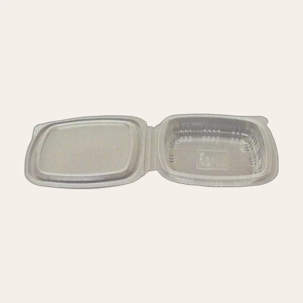 Hinged Salad Container 80 cc Clear (HAT-80CC)