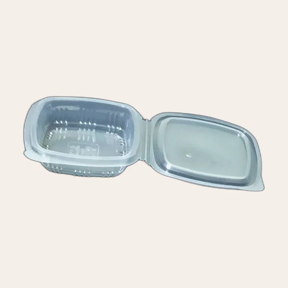 Hinged Salad Container 120 cc Clear (HAT-120CC)