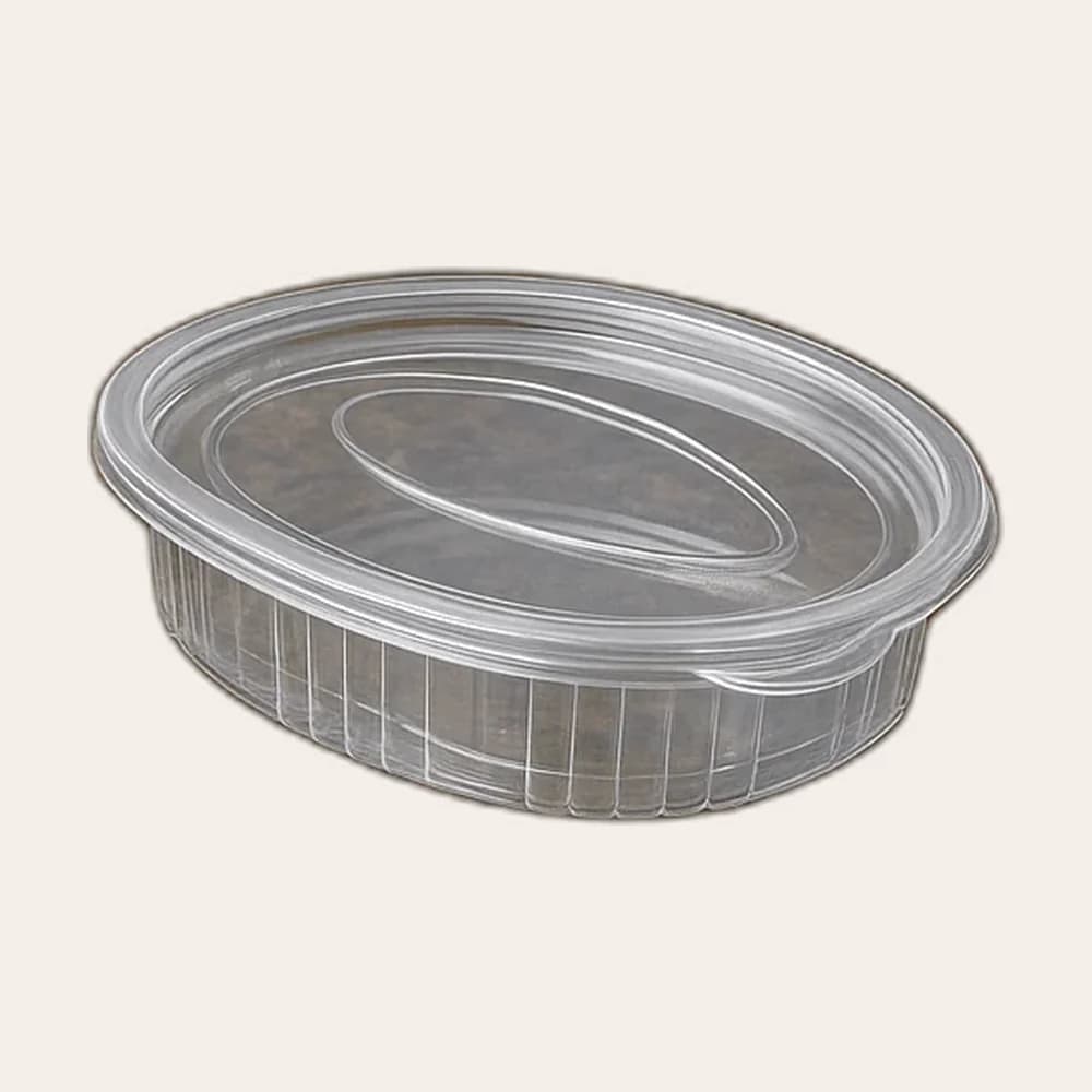 Oval Hinged Sauce Container 50 CC (HST-50)