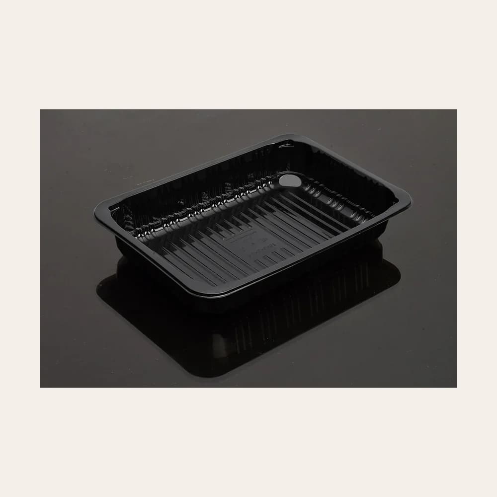 طبق 1/2 ك اسود / شفاف ممتص (Abs-3)
