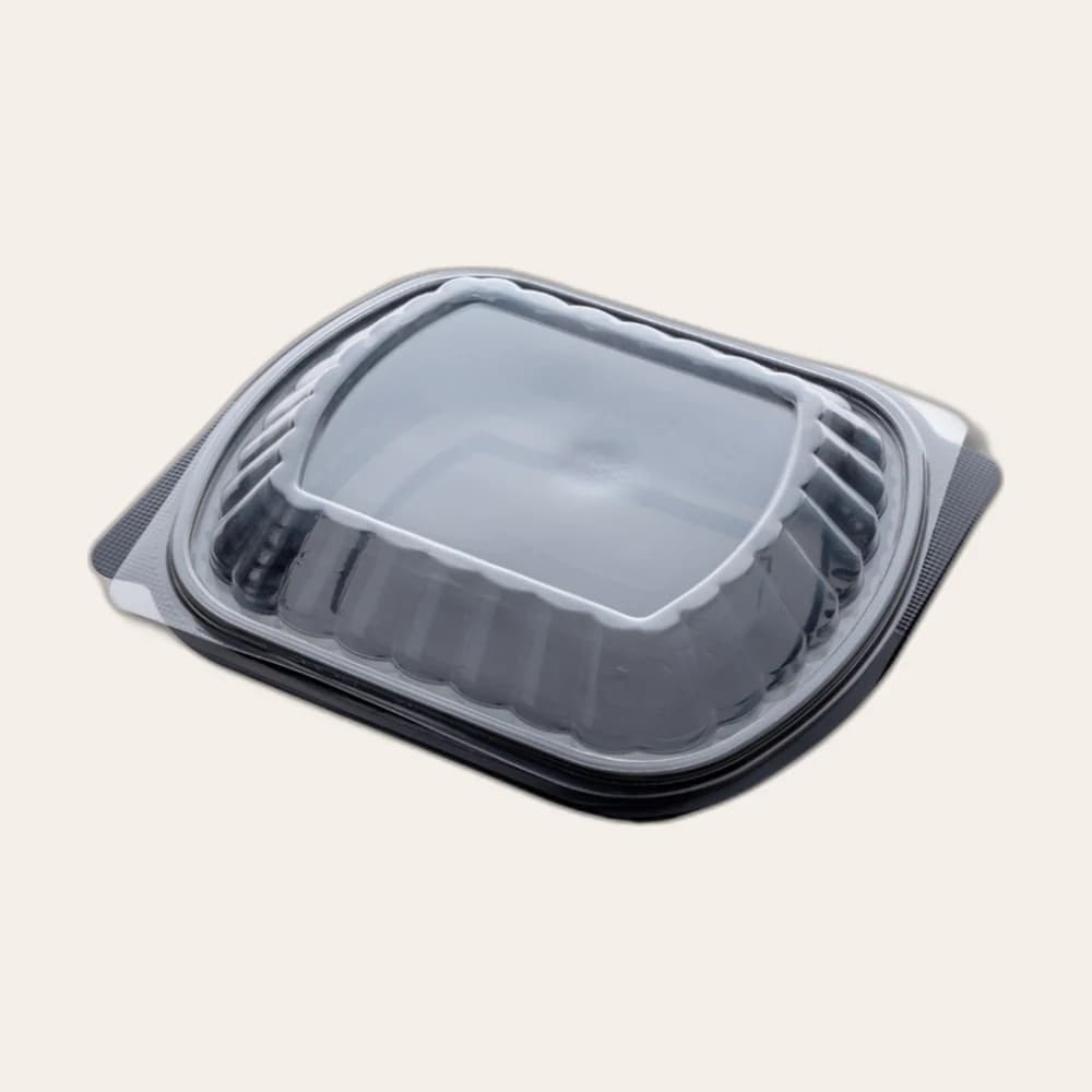Meal Container 750ml Black with Lid (OMW 750)