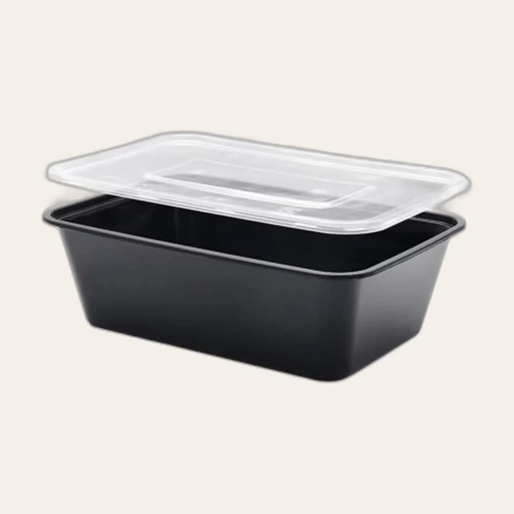 عبوة ثلاجة و ميكروويف 750 CC اسود (MW 750 ml)