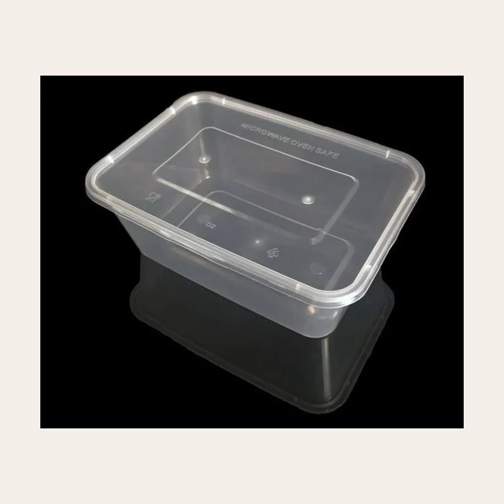 عبوة ثلاجة و ميكروويف 750 CC شفاف (MW 750 ml)