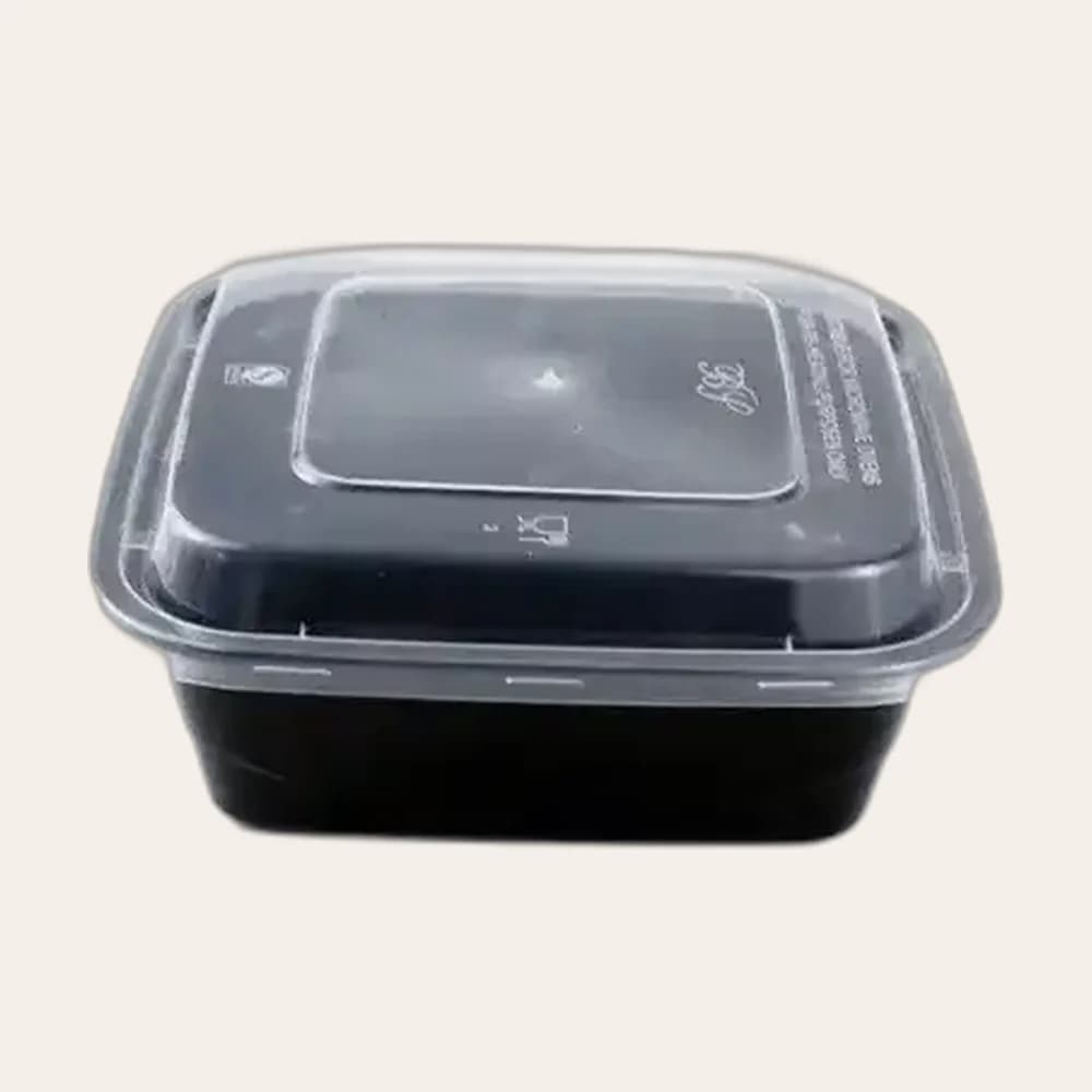 Pasta Container with Lid 750 CC Black (SMW750)