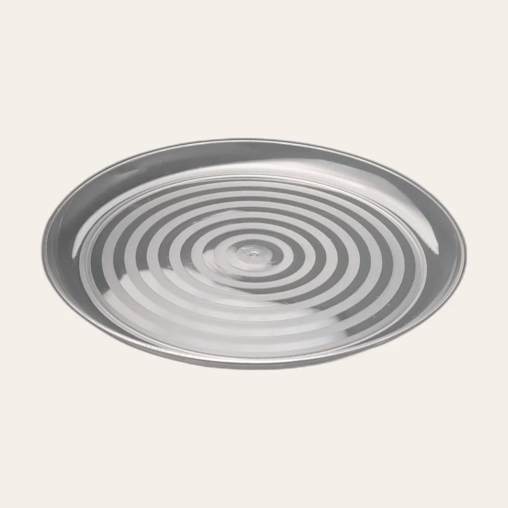 Plain Round Tray 29 Clear