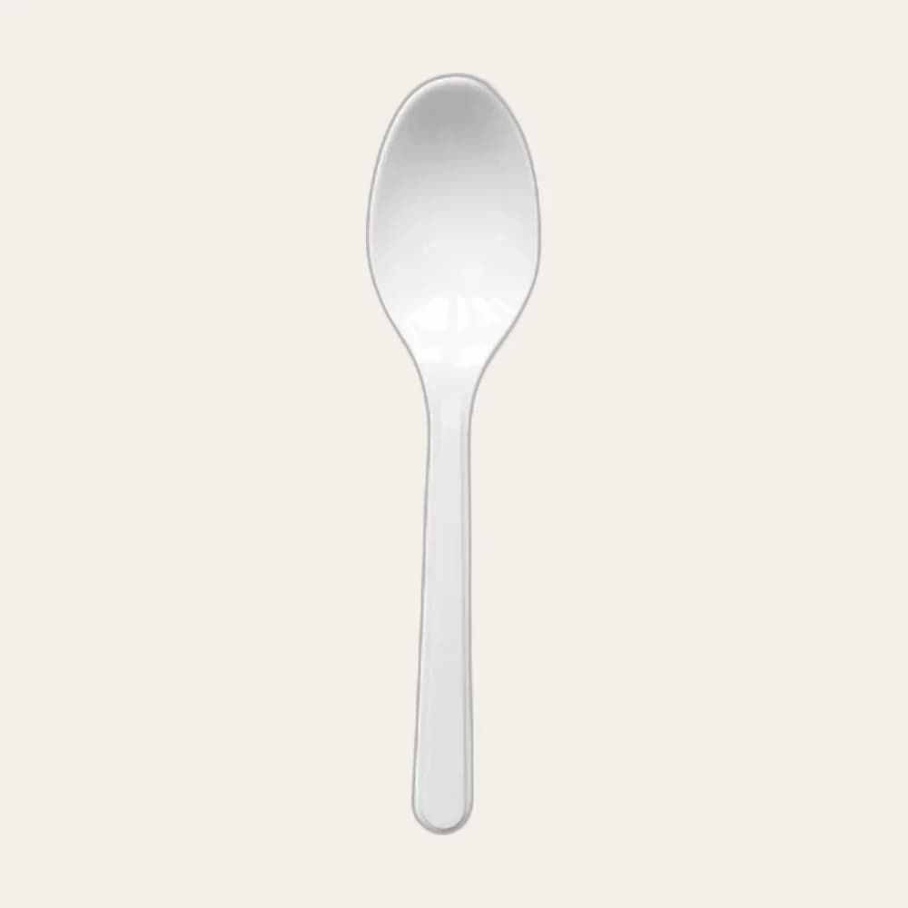 Economy Spoon White / Black / Clear 1000pcs PS